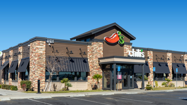 The exterior of a Chili's restaurant