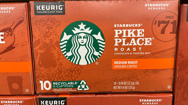 Pike Place Starbucks roast coffee