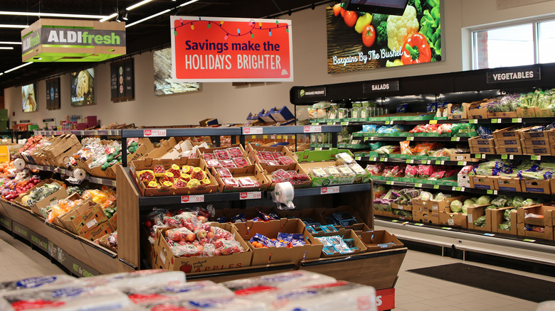 Inside an Aldi