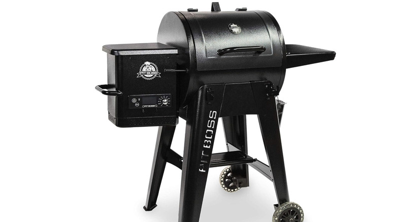 The perfect-sized black Pit Boss pellet grill