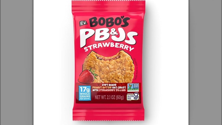 A package of Bobo's PB&J snacks