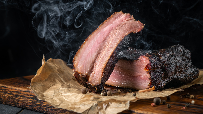 smoked beef brisket