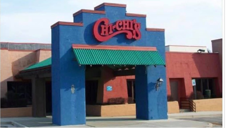 The front of a former Chi-Chi's restaurant