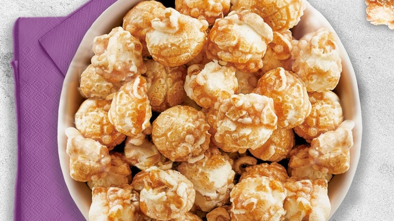 A bowl of Cinnamon Toast Crunch popcorn