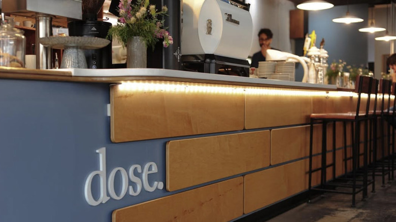 The chic interior inside dose.
