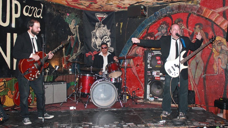 A band playing at the Double Down Saloon in Las Vegas