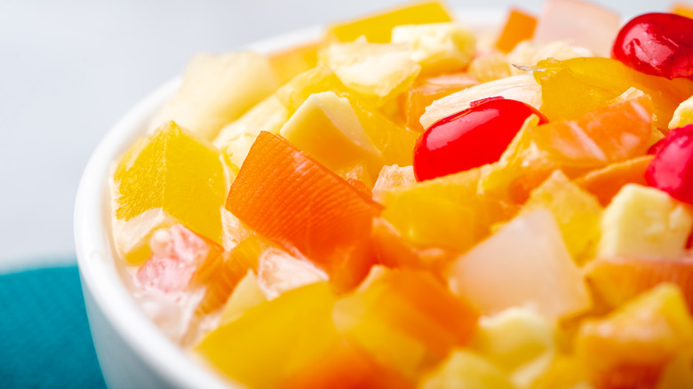 Close up pinoy fruit salad