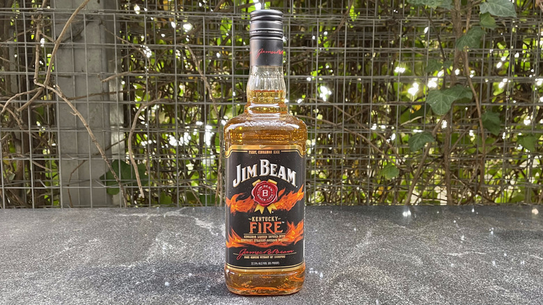 Jim Beam Fire bottle