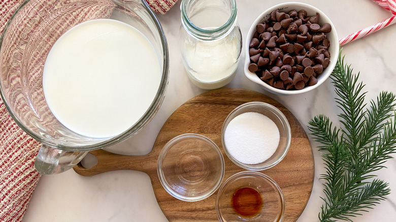hot chocolate ingredients