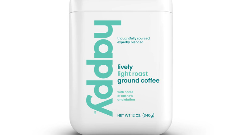 happy coffee lively light roast package