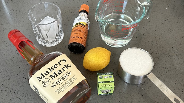 lavender and old fashioned ingredients