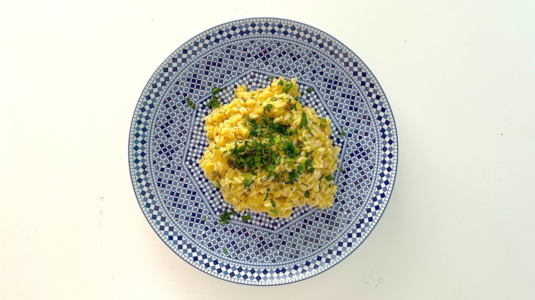 Plate of risotto