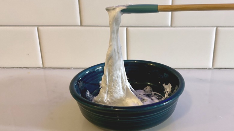 Melted marshmallows