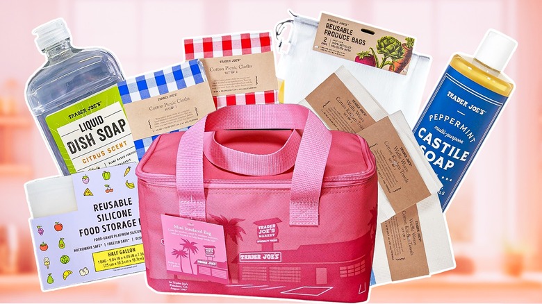 Variety of Trader Joe's kitchen products
