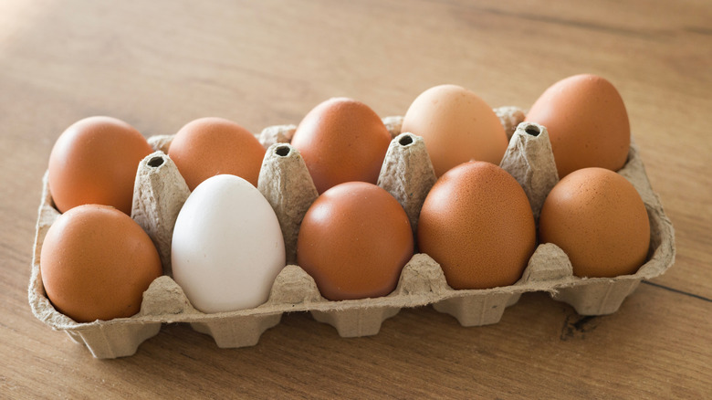 carton of farm fresh eggs