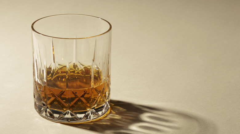 Glass of bourbon