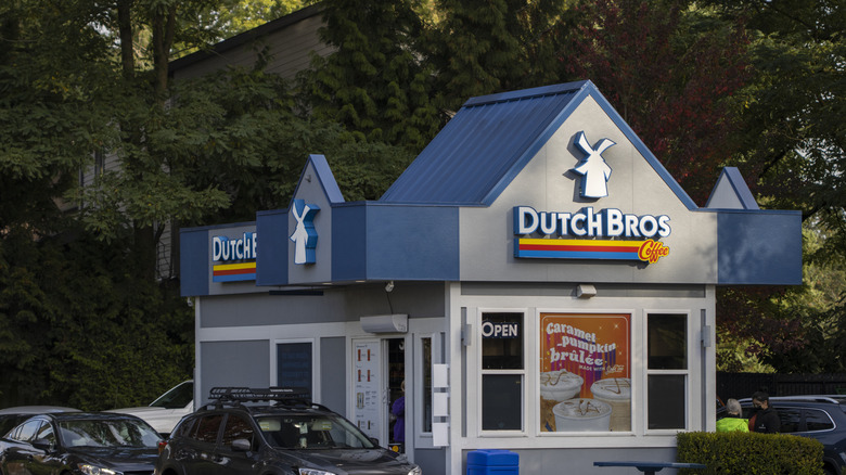 a Dutch Bros drive-thru