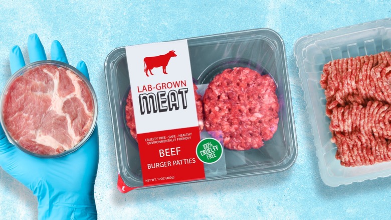 Variety of lab grown meat