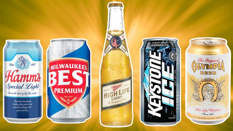 cans of discontinued beers