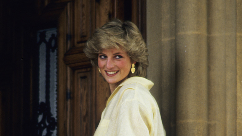 Princess Diana smiling