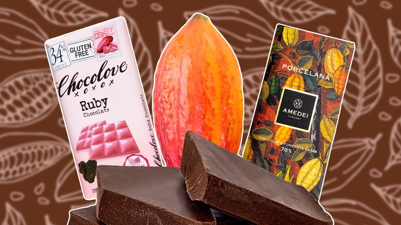 Variety of the rarest chocolates in the world