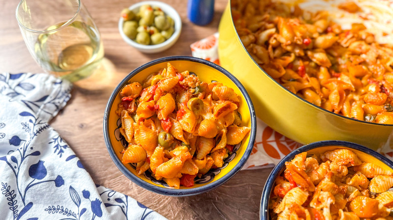 Spanish romesco-y tuna casserole