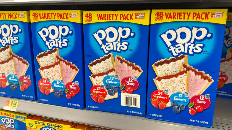 Different types of Pop-Tarts sold at the store