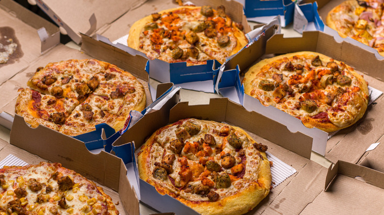 Papa Johns pizzas