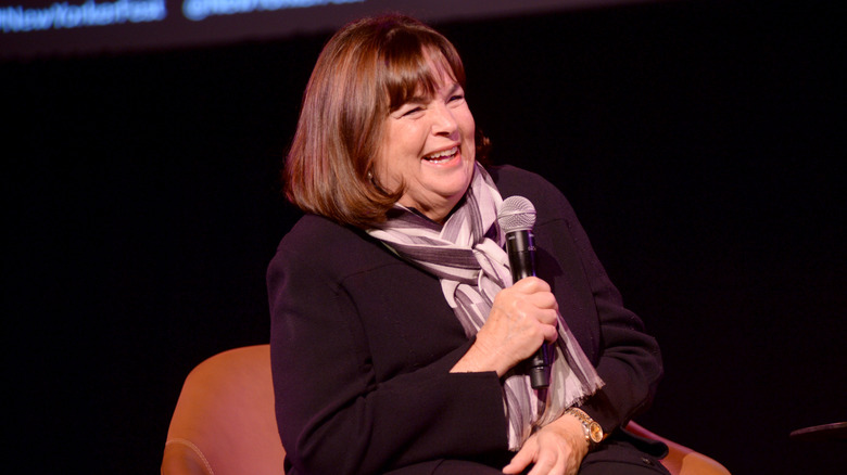Ina Garten at a speaking event