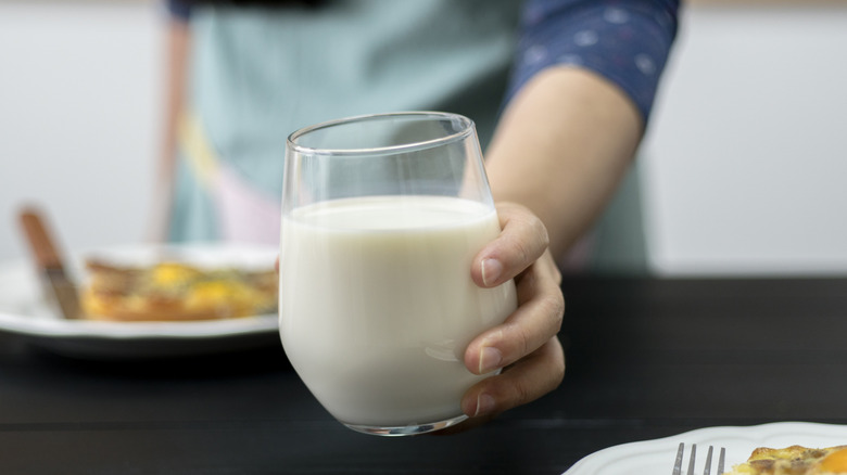 glass of milk