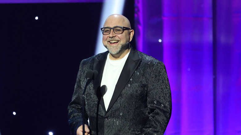 Duff Goldman speaking at an event