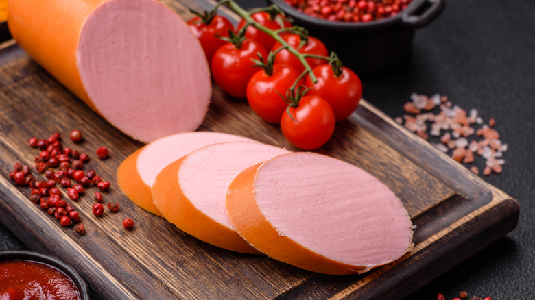 plant-based bologna slices