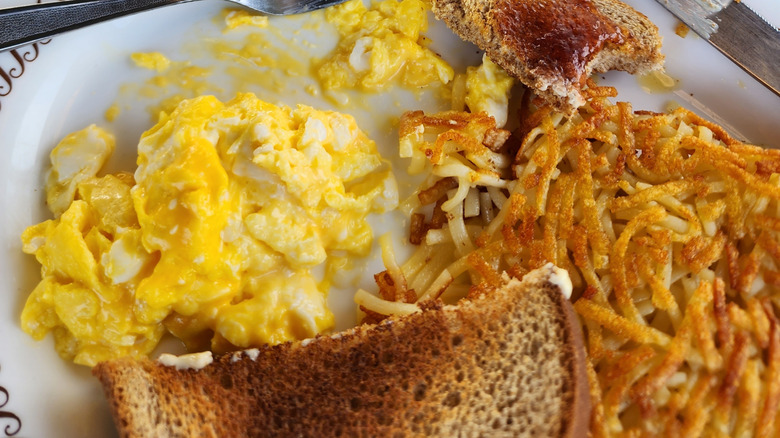 Breakfast from Waffle House