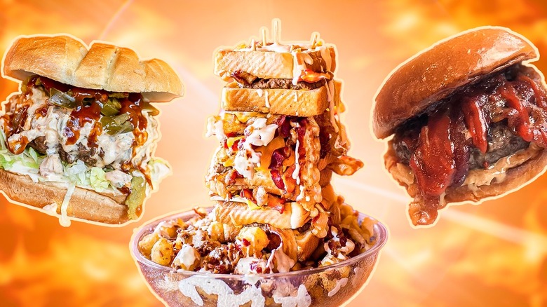 Variety of some of the wildest burgers in America