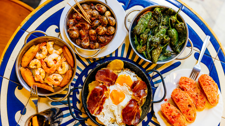 A selection of tapas