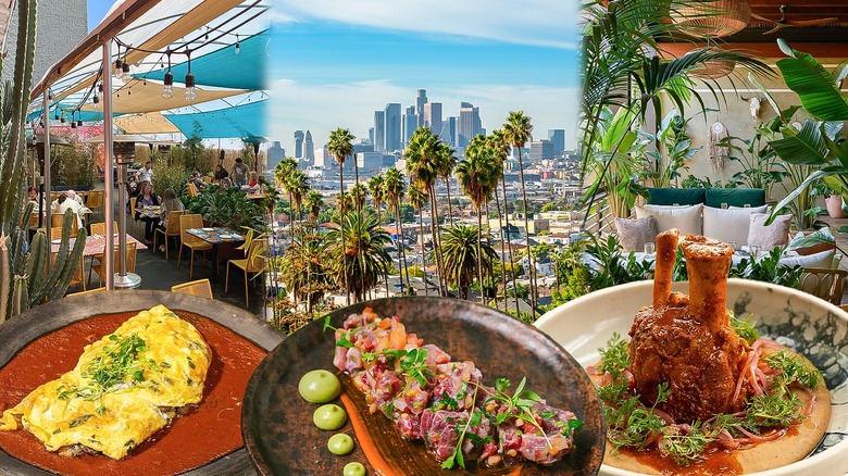 Various Mexican dishes and Los Angeles restaurants