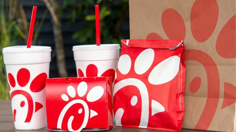 Chick-fil-A fast food meal