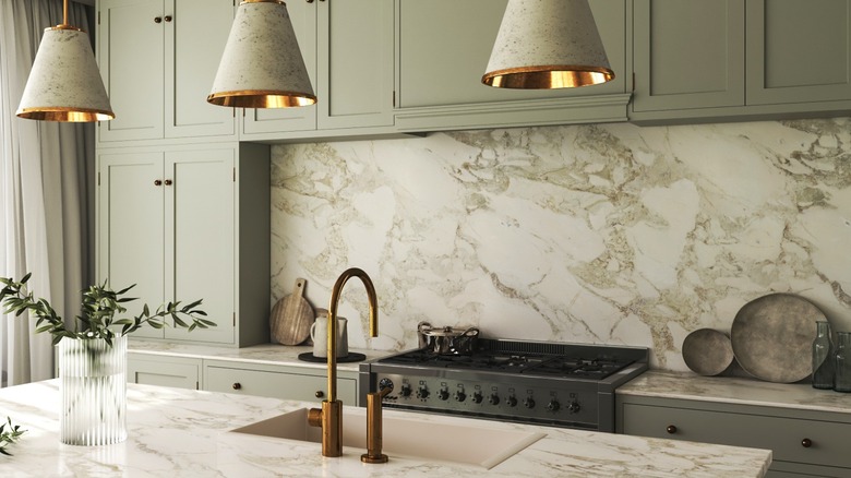 Marble kitchen