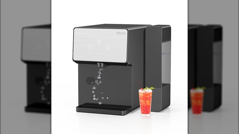 KBIce dispenser on white surface