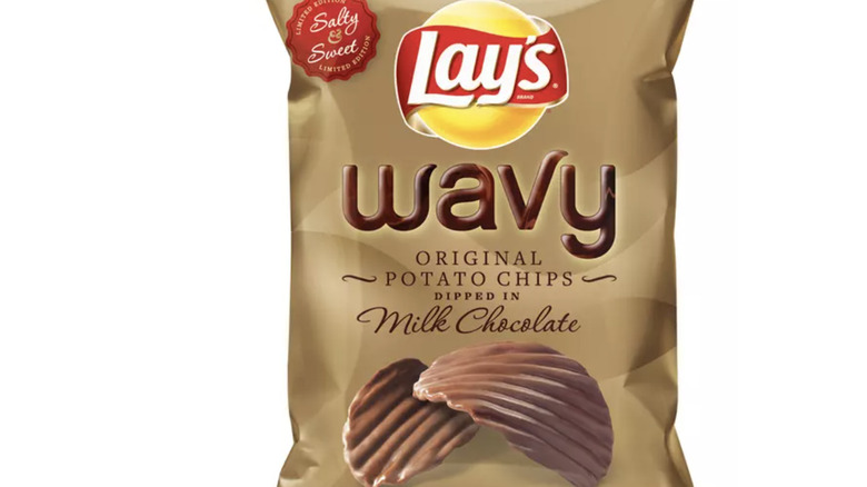 Bag of Lay's Milk Chocolate chips