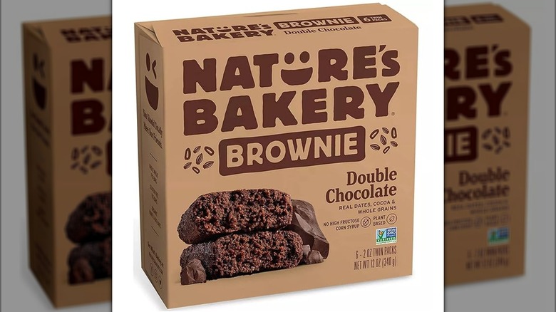 A box of Nature's Bakery brownies