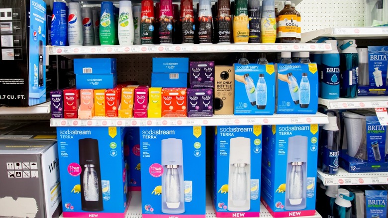 SodaStream products on store shelves