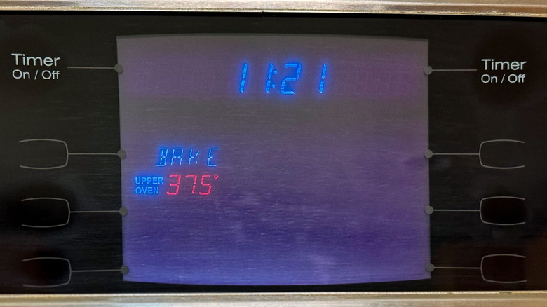 Oven preheated to 375 F