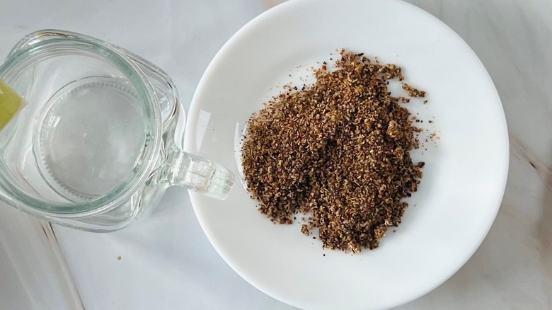 Tajin seasoning on a plate