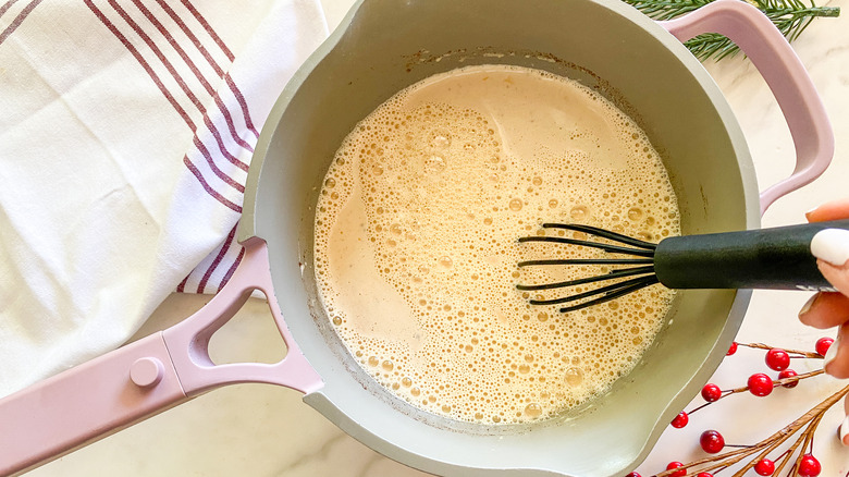 whisk in pot