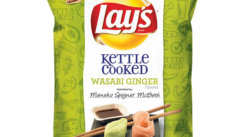 Bag of Lay's Wasabi Ginger chips