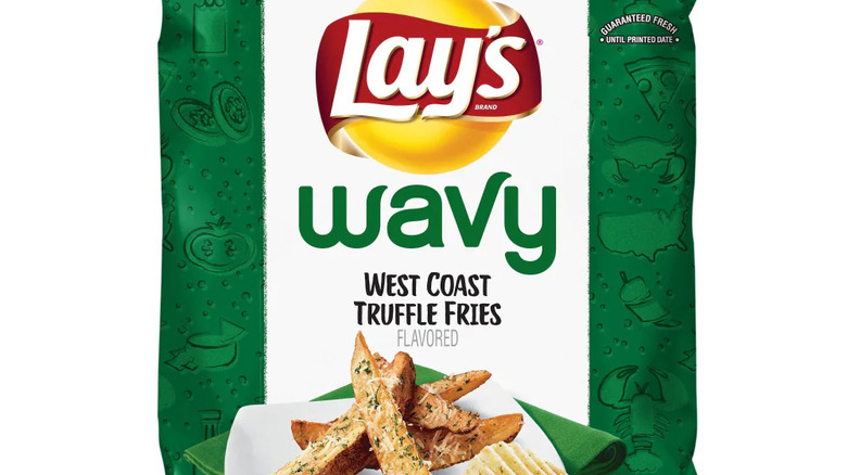 Bag of Lay's West Coast Truffle Fries