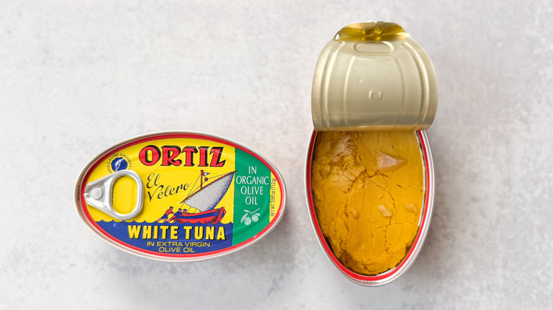 Ortiz Spanish white tuna in olive oil in tin